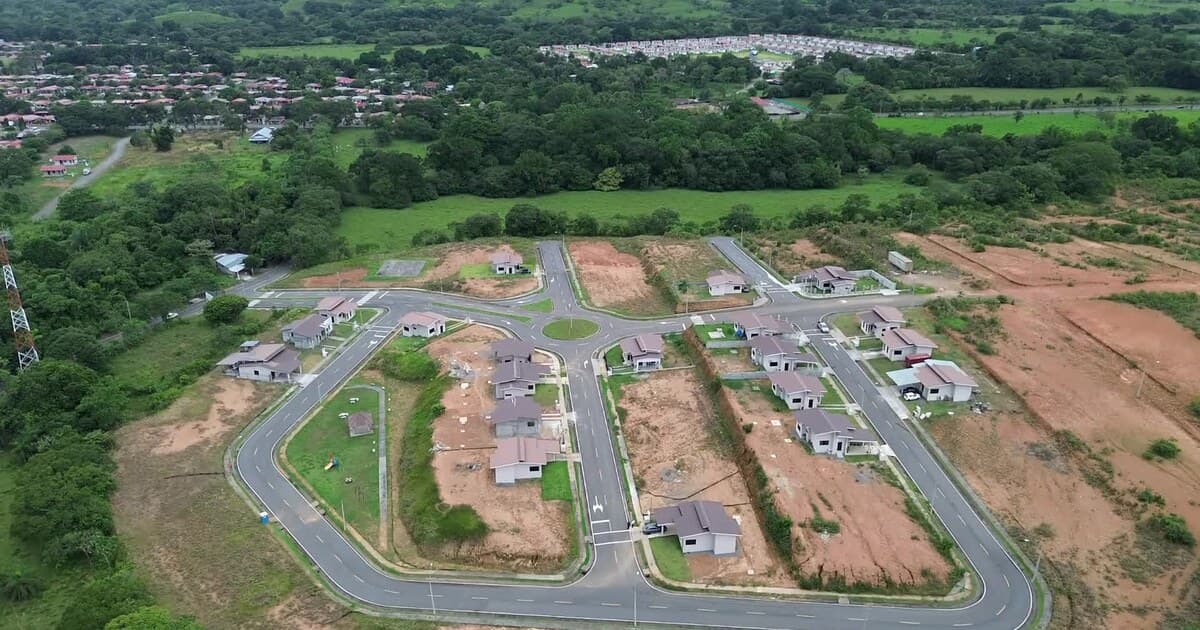 Vista aérea del proyecto Buenavista