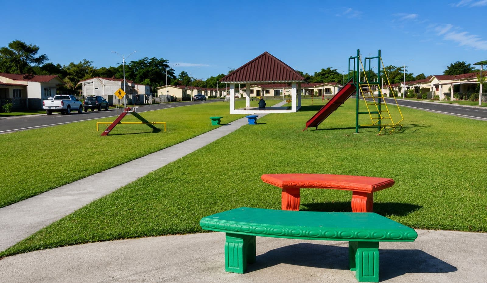 Área familiar y parque del proyecto Los Angeles