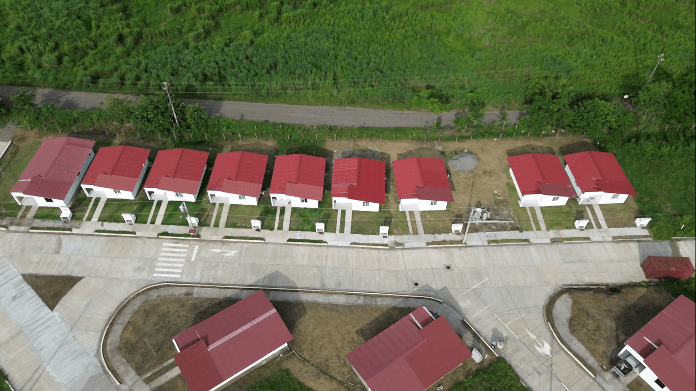 Vista aérea del proyecto Pradera de las Lomas